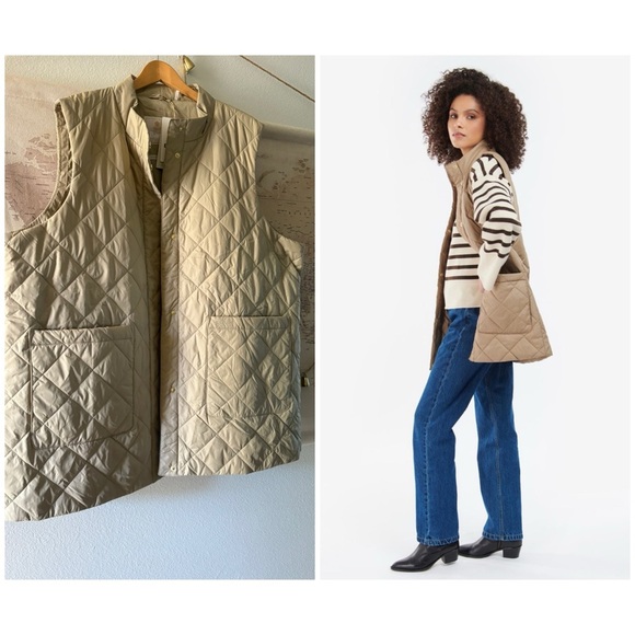 Barbour Jackets & Blazers - 🆕Barbour Cosmia Liner Quilted Long Vest Size 3X NWT